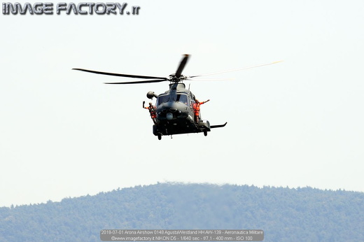 2018-07-01 Arona Airshow 0148 AgustaWestland HH AW-139 - Aeronautica Militare